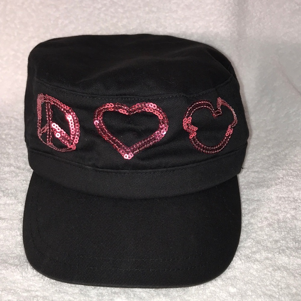Disney baseball cap pink sequins